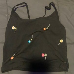 Floral crop top